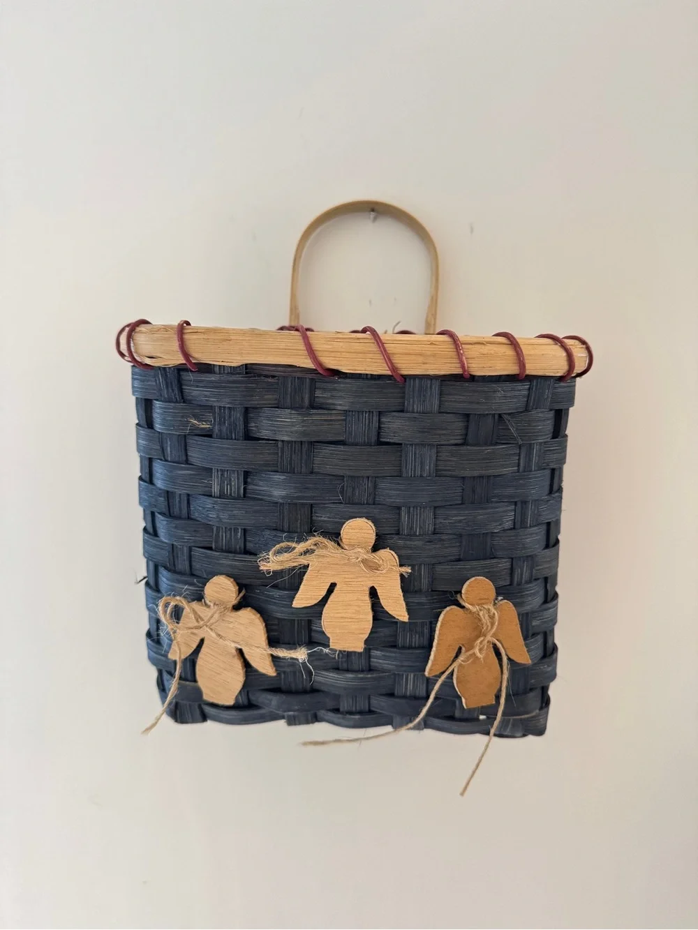 Mail Basket / Wall Basket Handwoven Basket